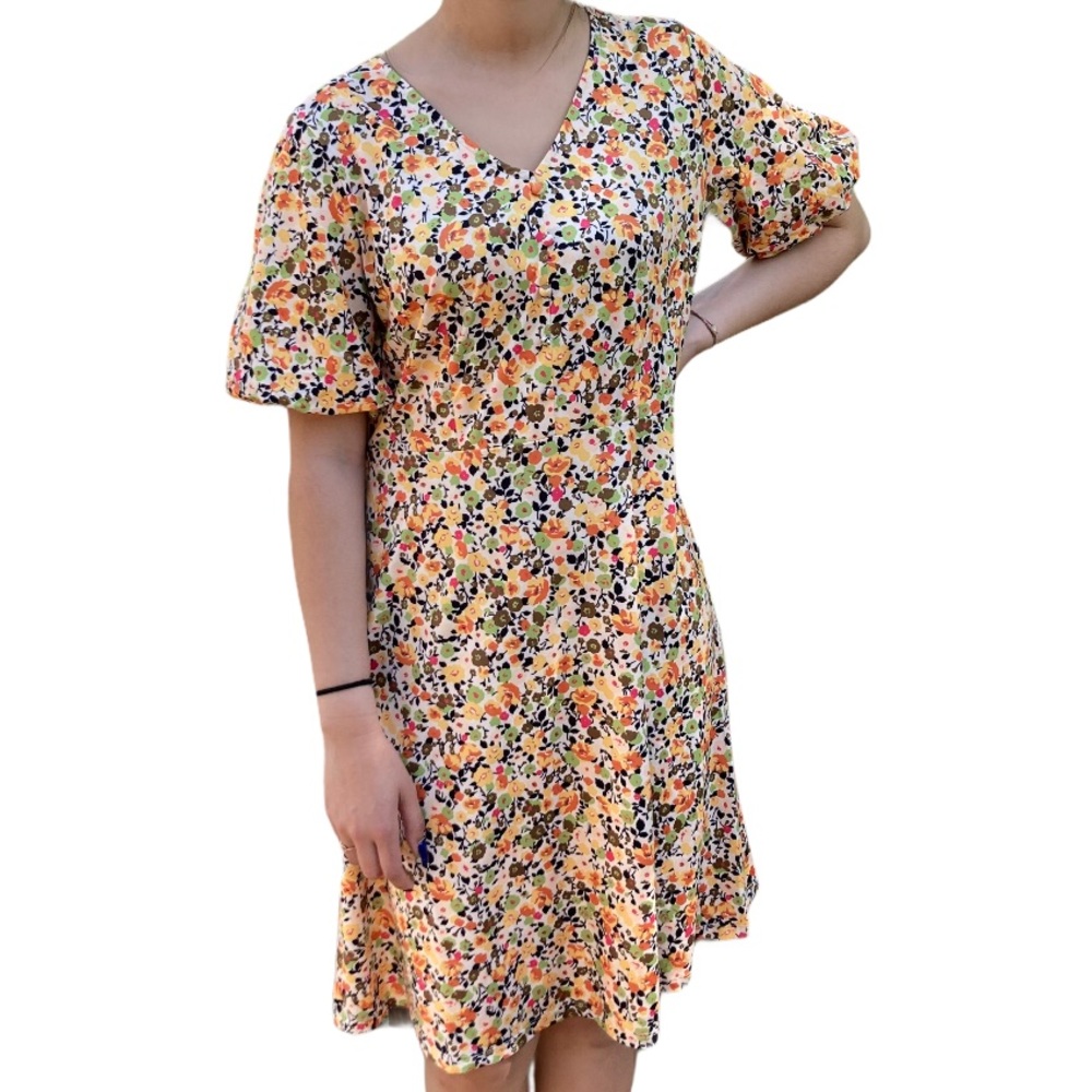 Allegra K Floral Dress
